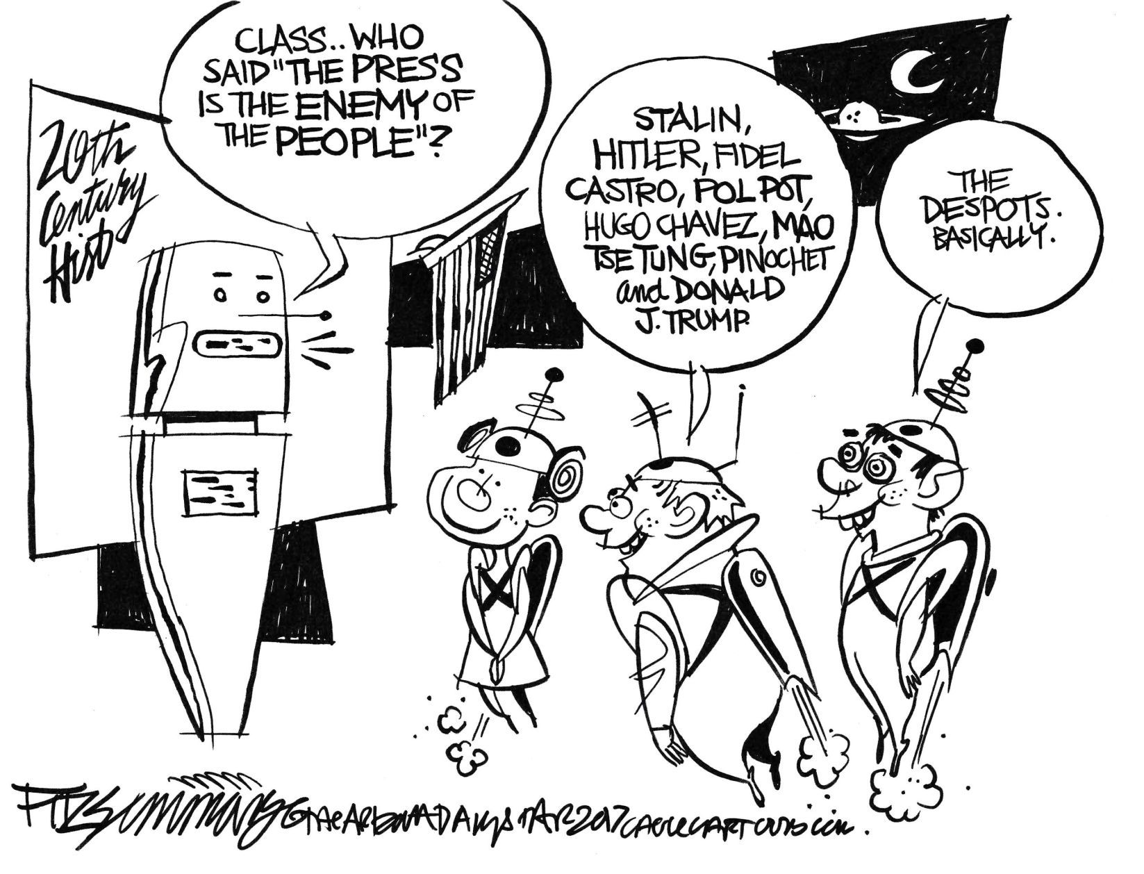 Daily Fitz Cartoon: The Enemy